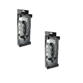 Onyx Silicone Vibrating Anal Plug Black